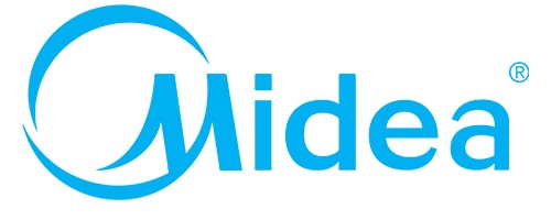 Midea logo helesinine